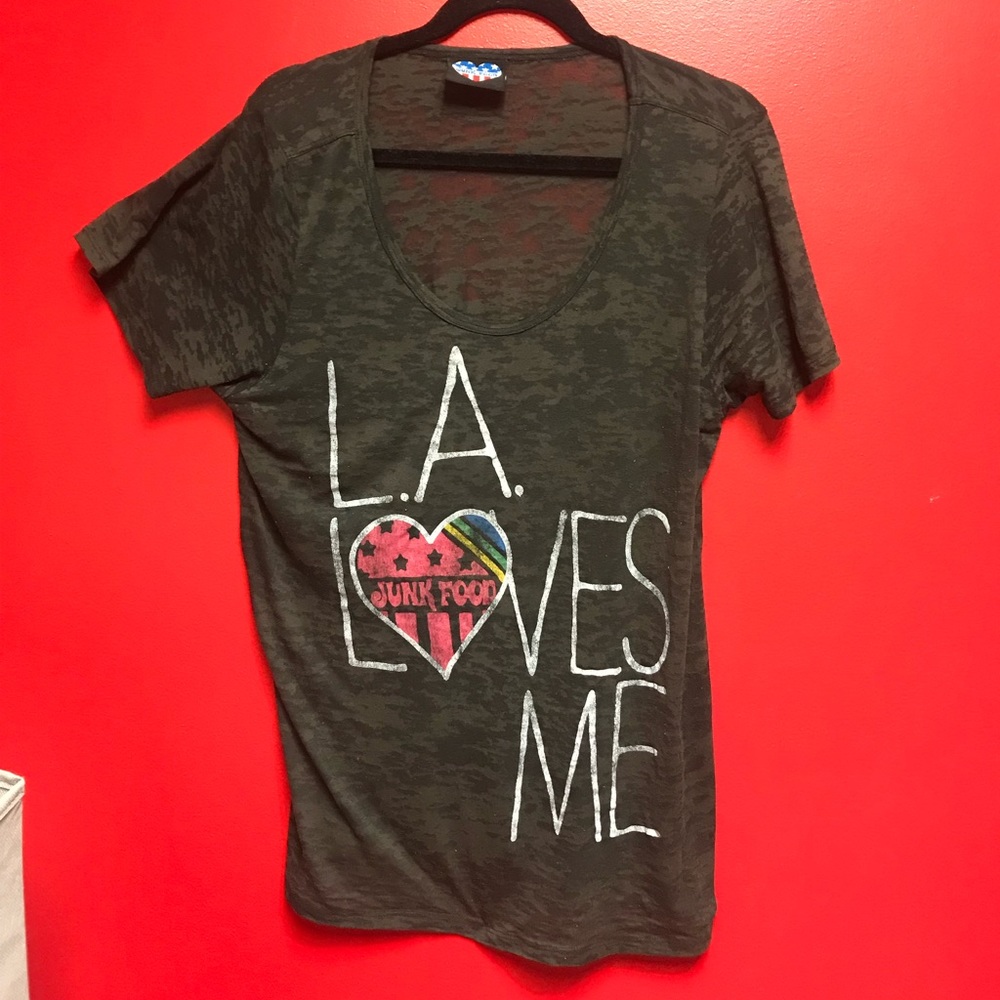 RARE: Junk Food “LA Loves Me” Soft T-shirt, Large